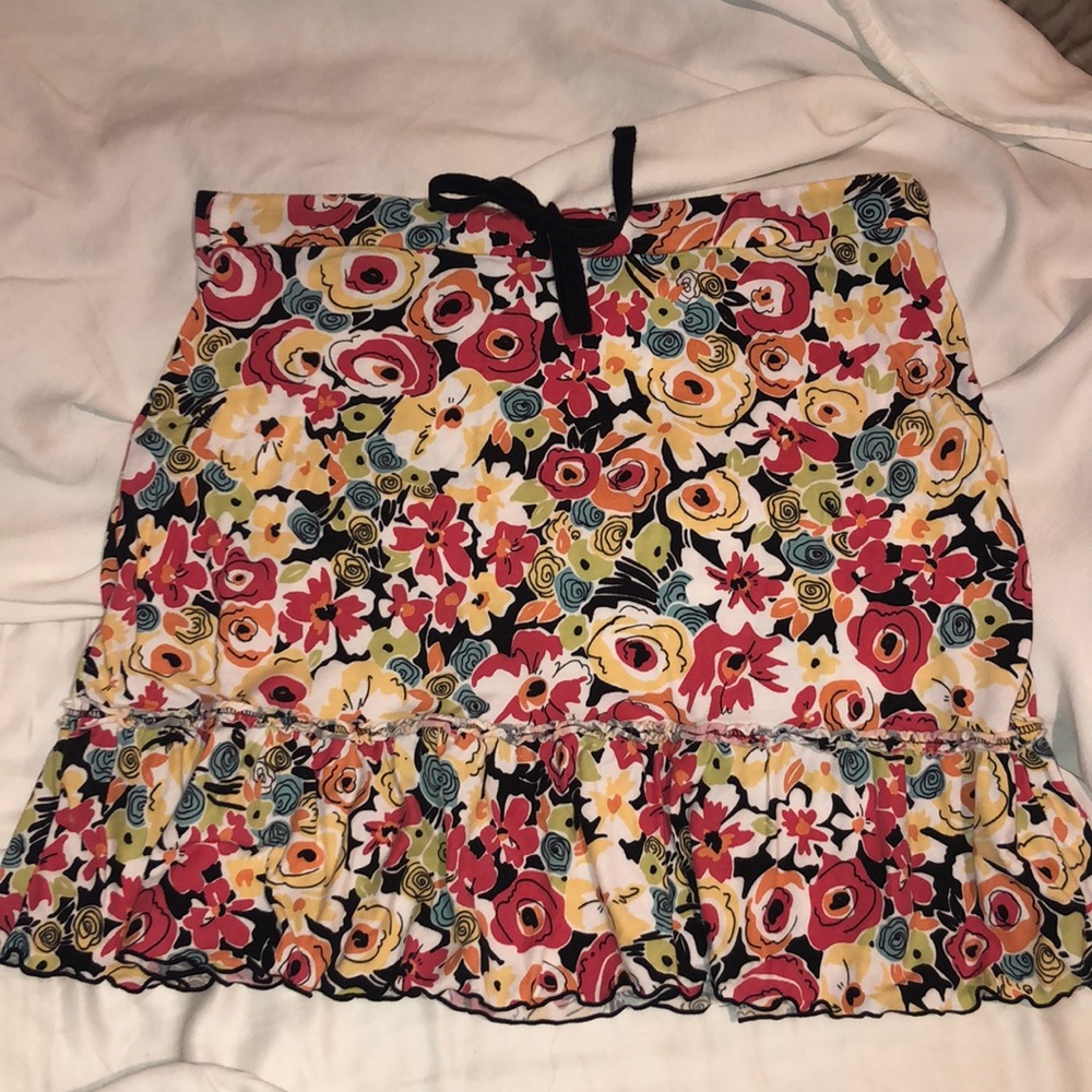 Floral Mini Skirt